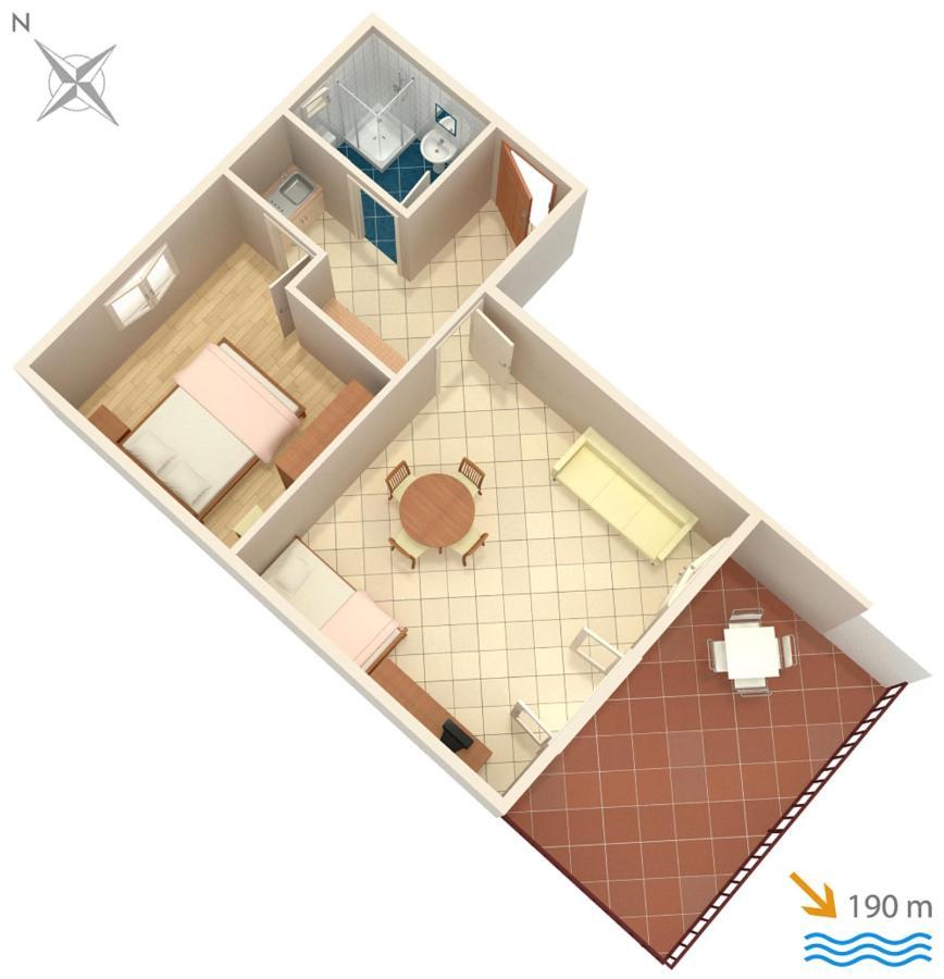 Apartments By The Sea Rastici, Ciovo - 2104 트로기르 외부 사진